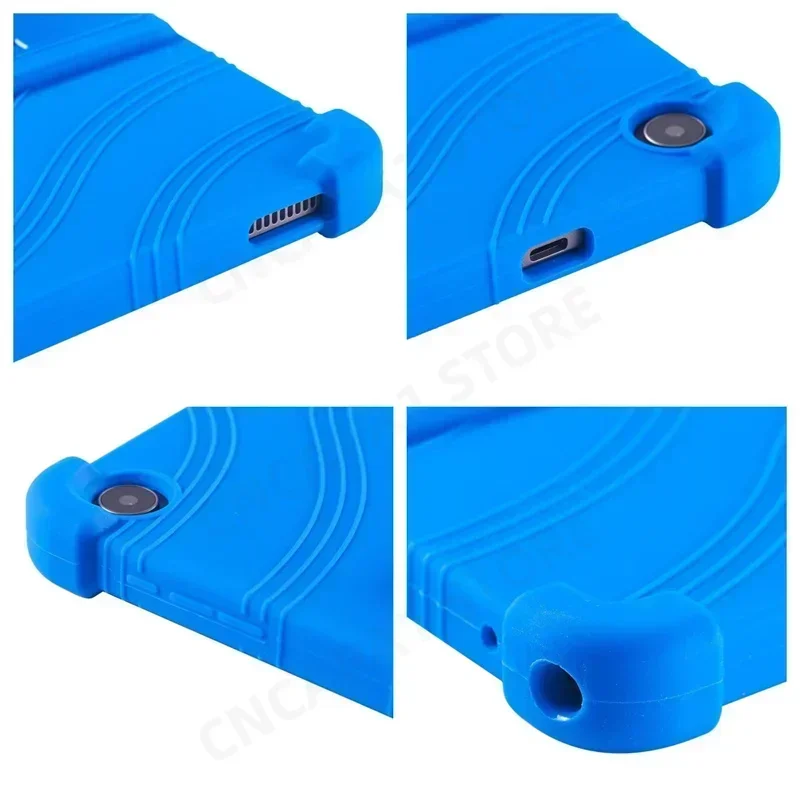 Для планшетного ПК Digma Pro Star 14 4G T606 2024 8,4 дюйма, противоударный мягкий силиконовый чехол с подставкой