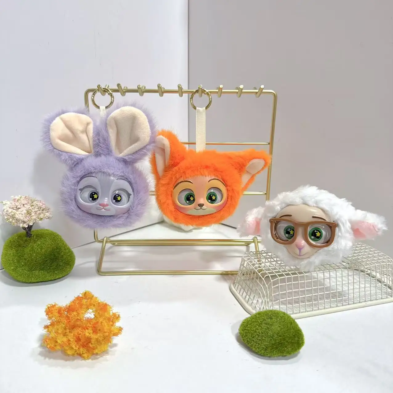 

Anime Figure Plush Keychain Judy Doll Keychain 12cm Cute Collectible Kawaii Plush Toy Figure Kid Christmas Gift