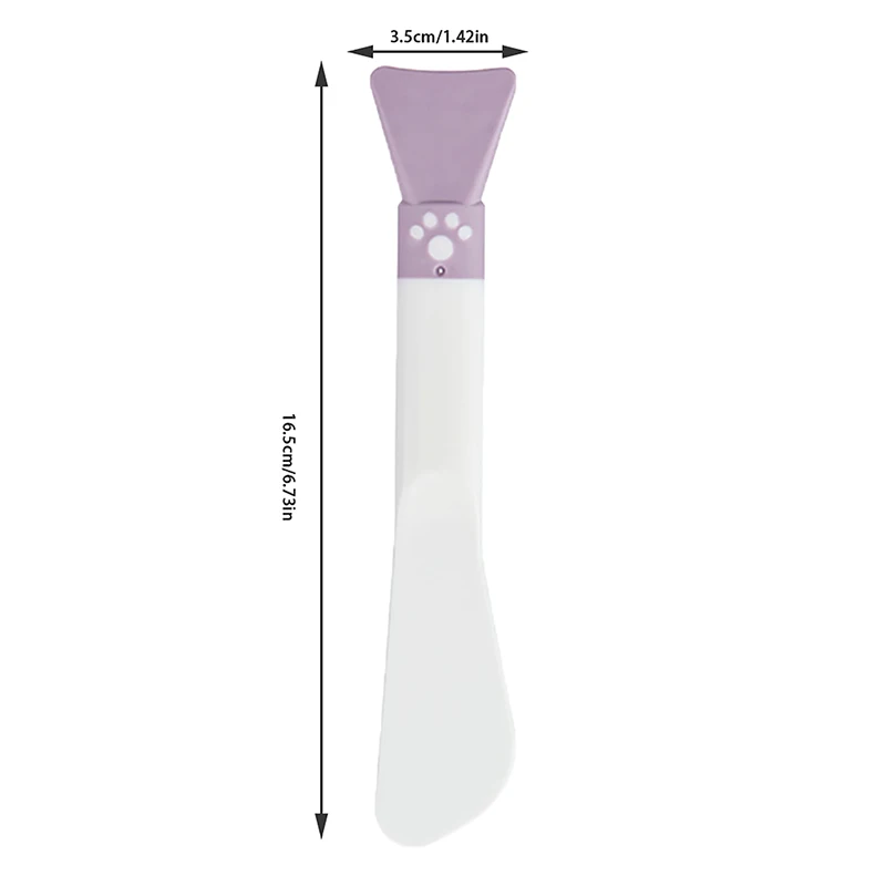 Gato Garra Escova Máscara De Silicone, Escova De Beleza, Máscara De Duas Cabeças Vara, Vara De Ajuste, Máscara Facial Suave, Ferramenta De Cuidado De Rosto, 1Pc