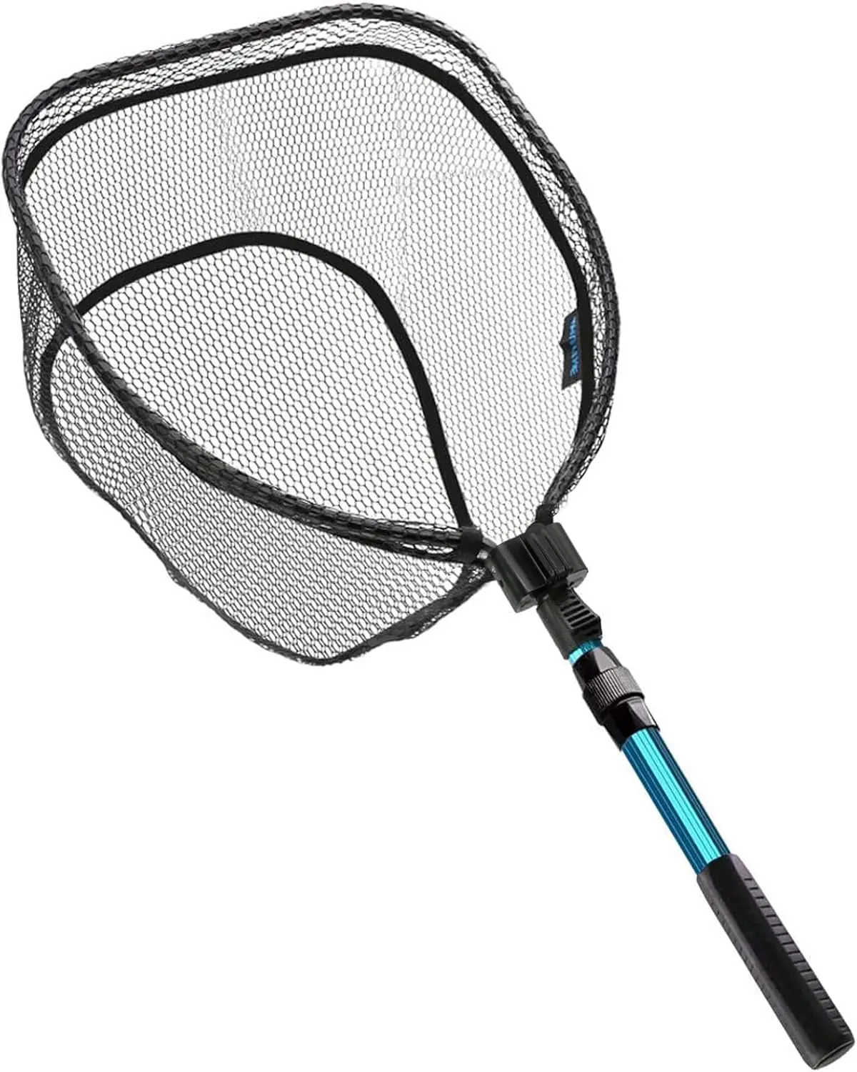 Sanlike Stream Landing Net Rubber Coated Net Stream Tamo Net Wading Net Compact Foldable Lightweight S/M/L