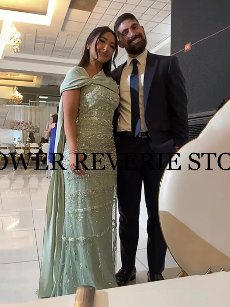 تخصيص جودة عالية أزياء كلاسيكية رائعة الترتر الديكور القوس مستقيم Poretrait فساتين طويلة فساتين حفلة موسيقية