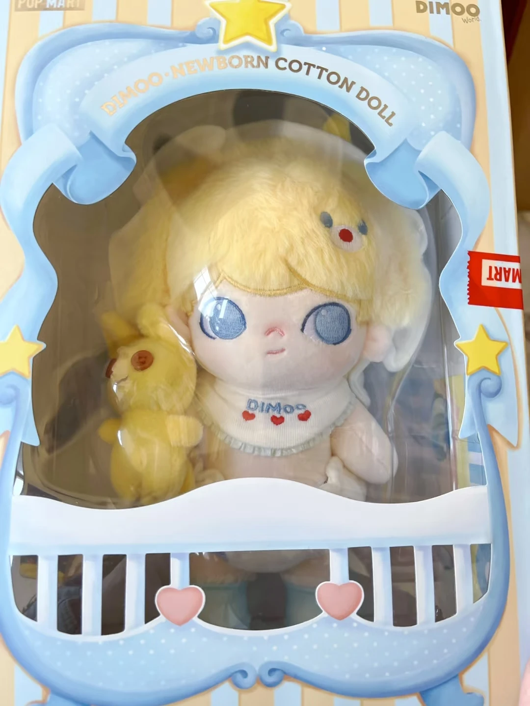 Original POPMART Dimoo Series Cotton Doll Unicorn By Your Side Cute Toy Figure Exquisite Blind Box Surprise Xmas Gift