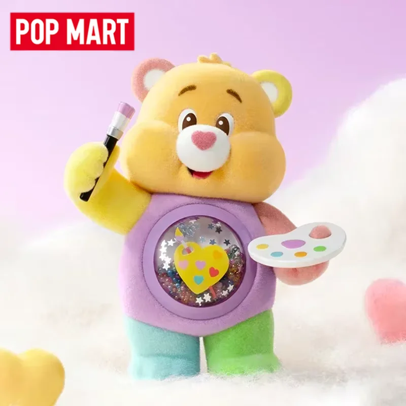 

POP MART Care Bears, красочные объятия серии, слепая коробка, игрушки, каваи, аниме, экшн-фигурка, сюрприз, тайная коробка, куклы, подарок для девочек