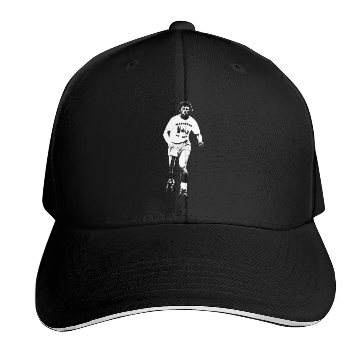 

Terry Fox - Keep Running - The White Stencil Baseball Cap foam party Hat Ball Cap black Visor Women's Beach Visor Men's