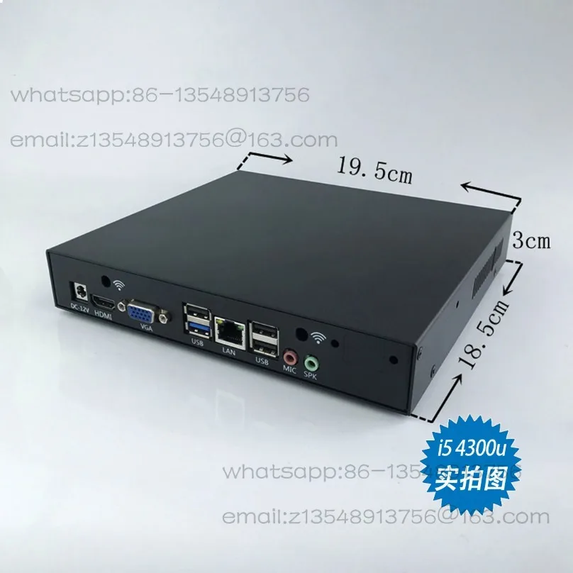 

Настольный мини-компьютер i5 5-го поколения для домашнего офиса, низкое энергопотребление, небольшой хост, поддержка двухэкранного дисплея с беспроводной связью