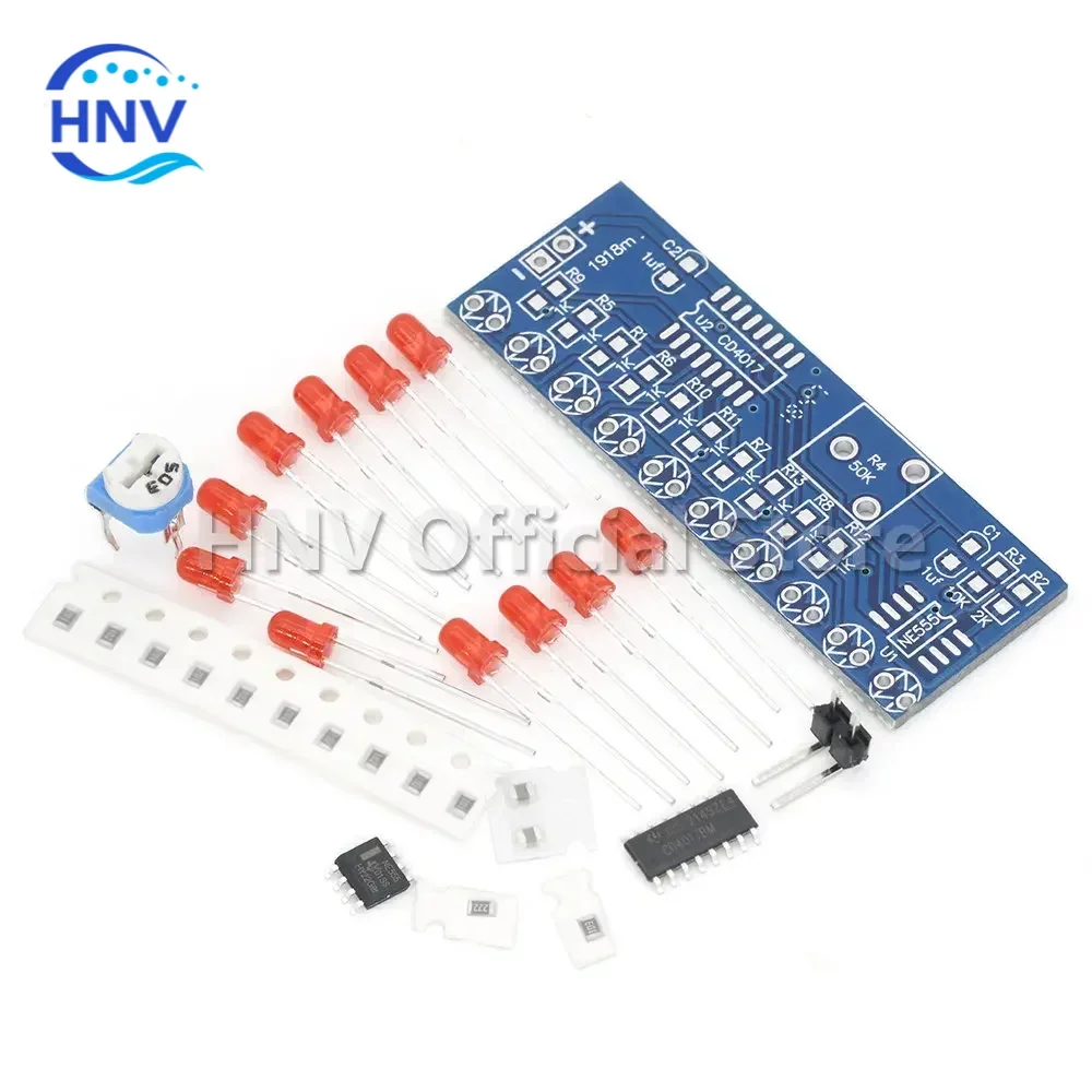 NE555 +CD4017 Red L…