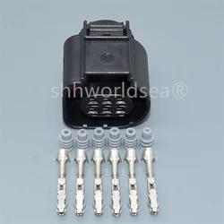 1Sets 6-Pins Vrouwelijke Lsu 4.9 Gasklep Bedieningselement Auto Temp Sensor Plug Deflatie Connector 4h0973713 4h0 973 713