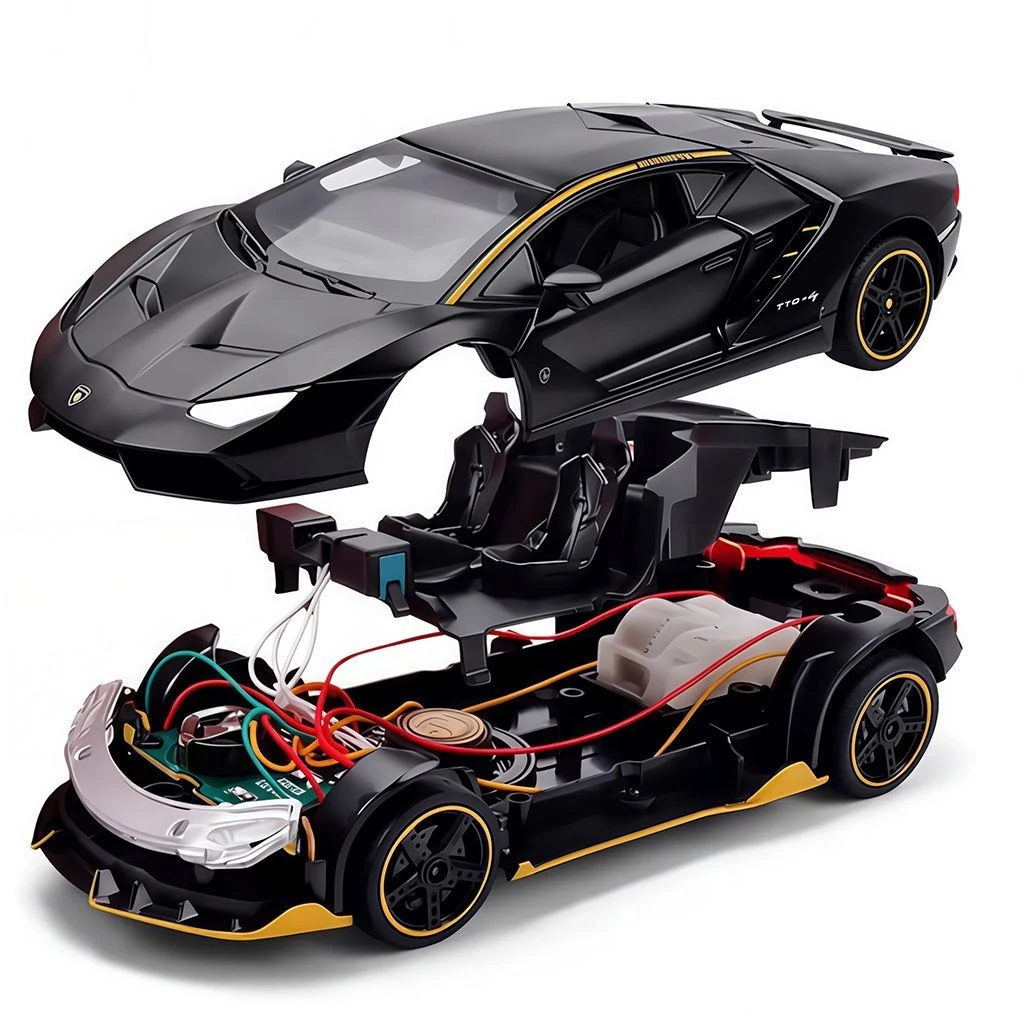 Official authorized 1:32 LP770 Alloy Model Car Simulation Sound& light  Exquisite Toy car For Children Christmas gift