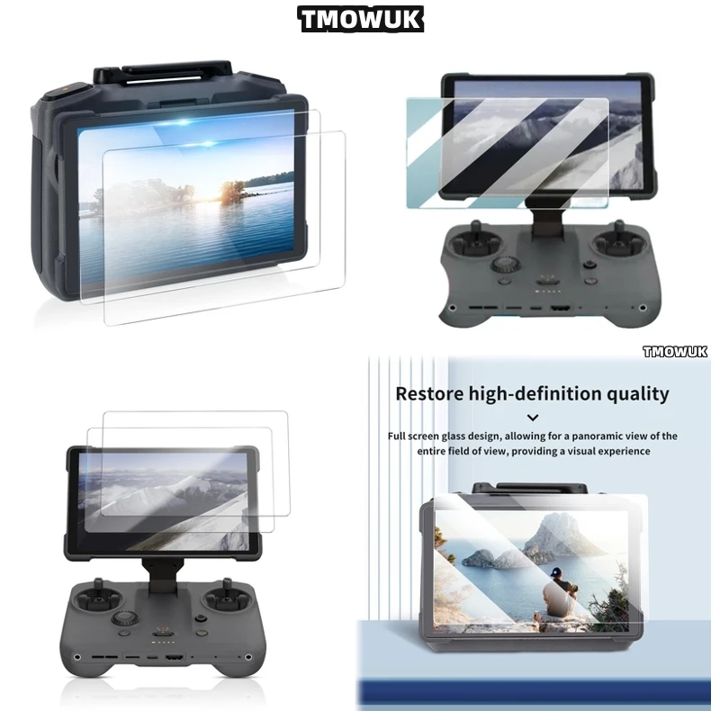 

For DJI RC Pro2 RCPro2 2, Advanced 9H Anti-Scratch Film, Transparent Tempered Glass For Enhanced Clarity