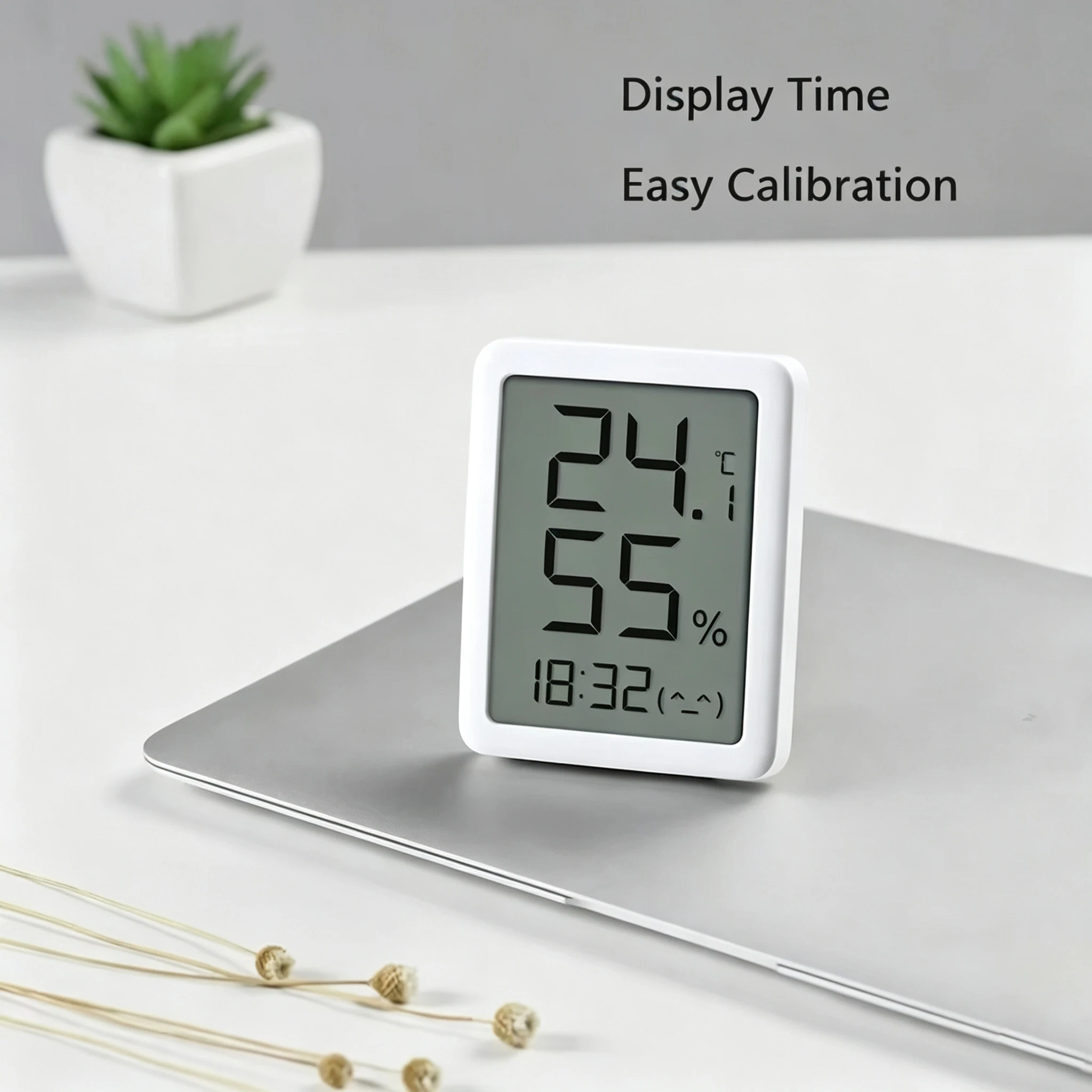 Bluetooth-compatible Screen LCD Large Digital Display Thermometer Hygrometer Temperature Humidity Sensor