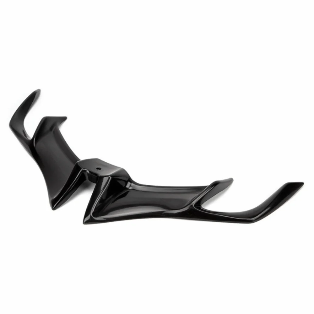 ABS Motorcycle Winglet Aerodynamic Dynamic Spoiler Motorcycle Spoiler Wing Universal Carbon Fiber Style Fairing Wing Cover