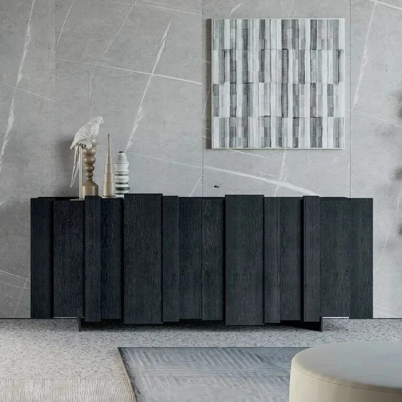 Настенный обеденный шкаф из цельного дерева, итальянский легкий роскошный скандинавский шкаф для хранения вещей, современный простой входной шкаф для гостиной