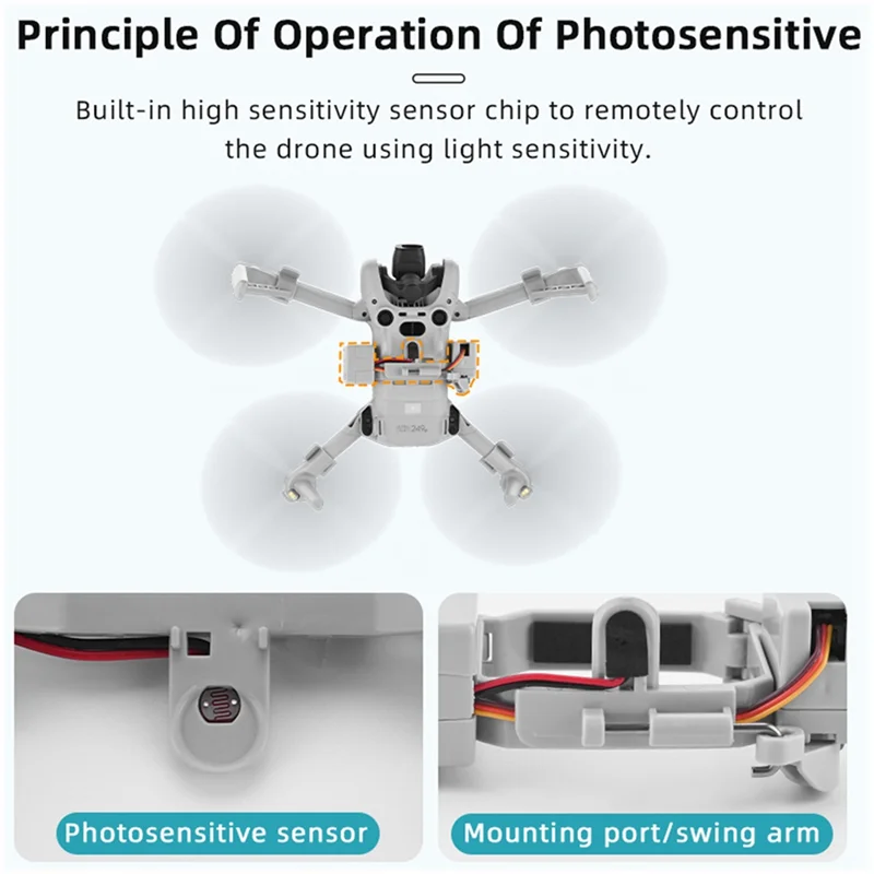 AA84 DJI MINI 4 プロ投球機多機能便利な空中投球機投球機結婚式投球マウント交換
