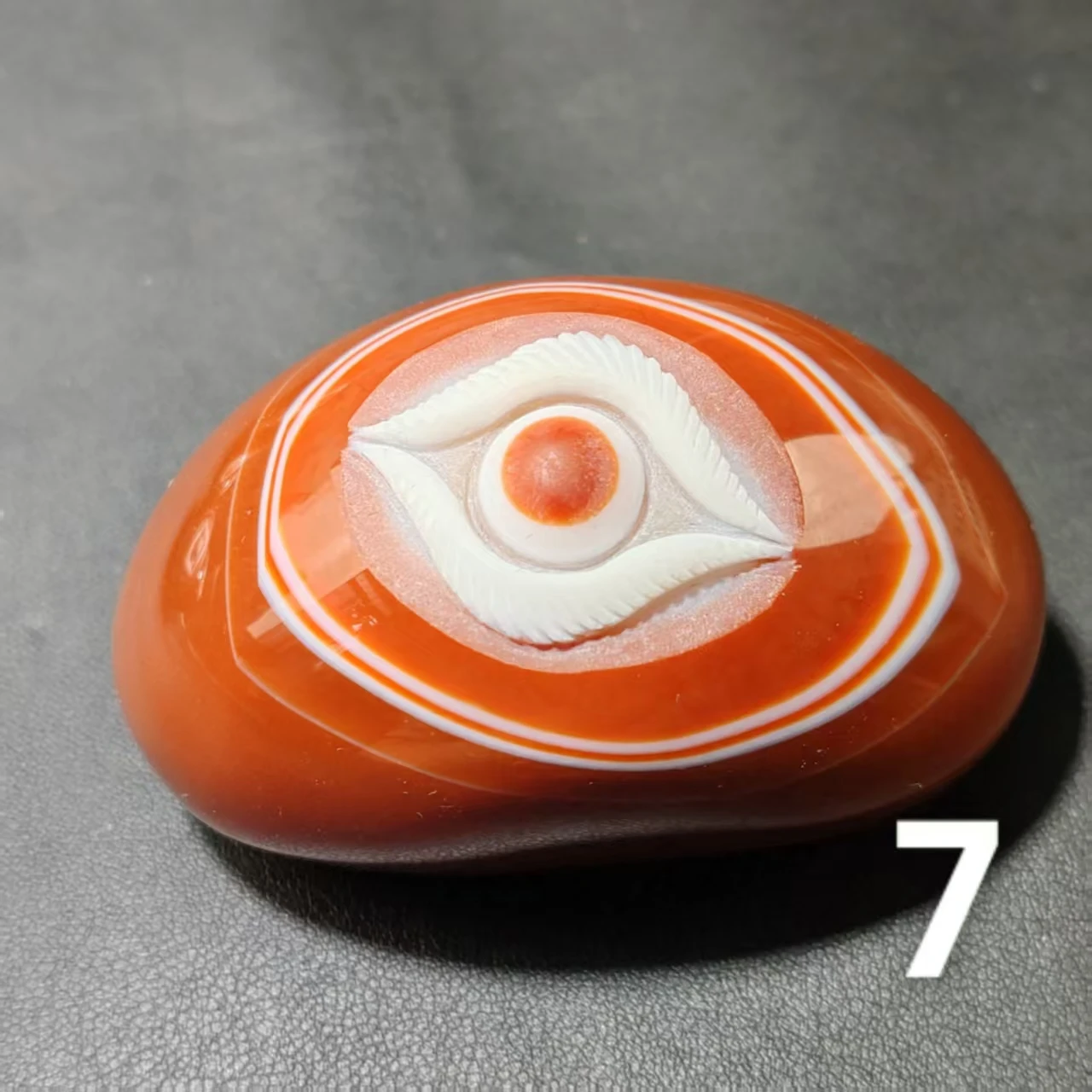 1 bag Pure natural sheep plate beads wrapped silk agate perforated orange accessories necklace pendant bracelet high quality