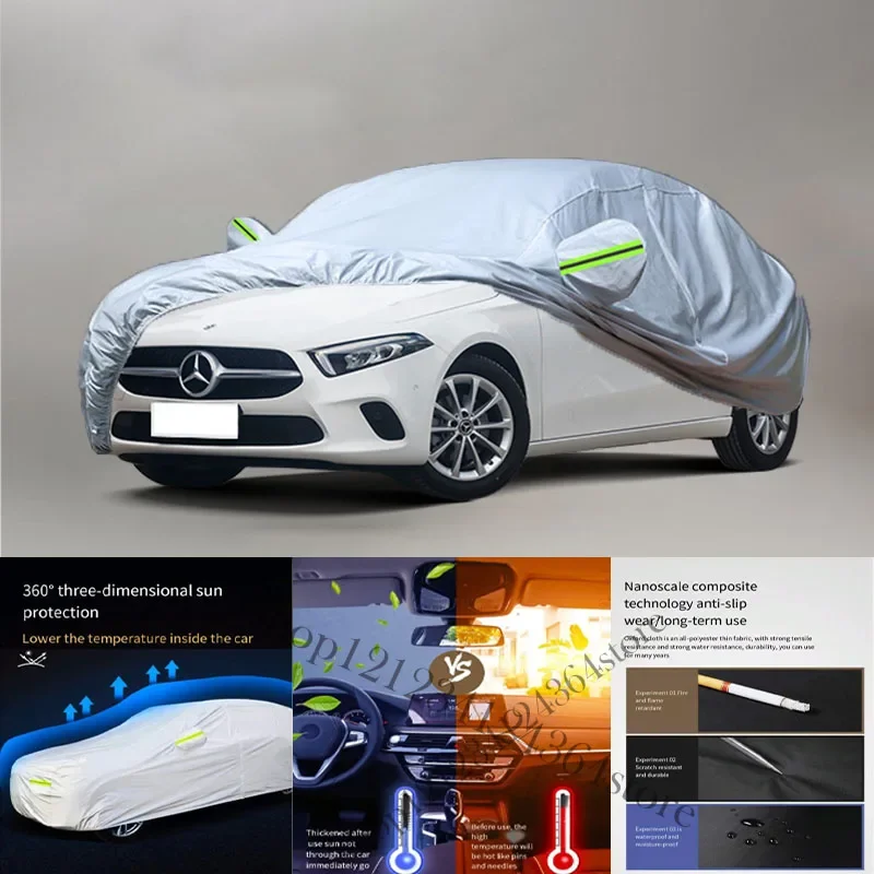 

For Mercedes Benz A Class Auto Anti snow Anti dust Anti-uv Anti peeling paint And Anti Rainwater 210t car cover Car cover