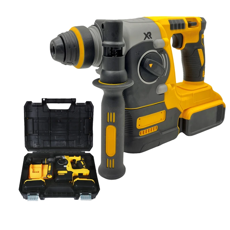 

# Hot Sales Rechargeable Power Brushless Cordless Battery Rotary Hammer Drill Industrial Percutor 26mm Drilling