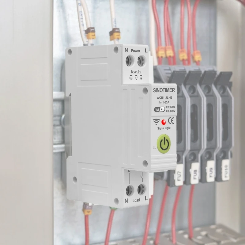 Upgrades 63A Circuit Break with Energy Monitoring Feature Home Safety Switches