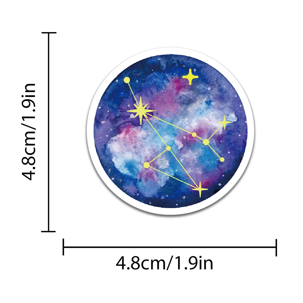 50 قطعة ملصق درب التبانة الجميل للهاتف الأمتعة سجل القصاصات الغيتار سكيت الكمبيوتر المحمول دراجة خوذة ملصق لاصق لامع ورائع