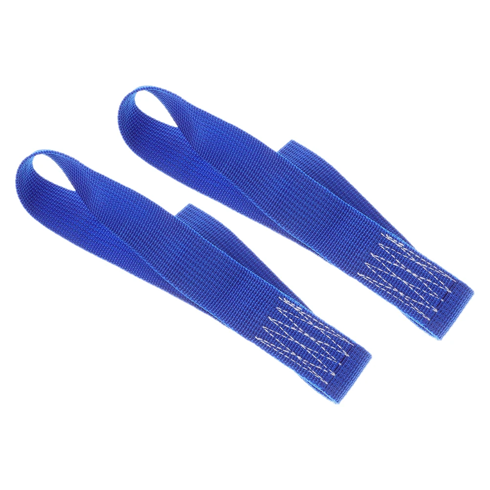 

2 Pcs Motorcycle Hook Strap Handlebar Straps Lanyard Heavy Duty Tie down Bikes Cloth Belt Axle