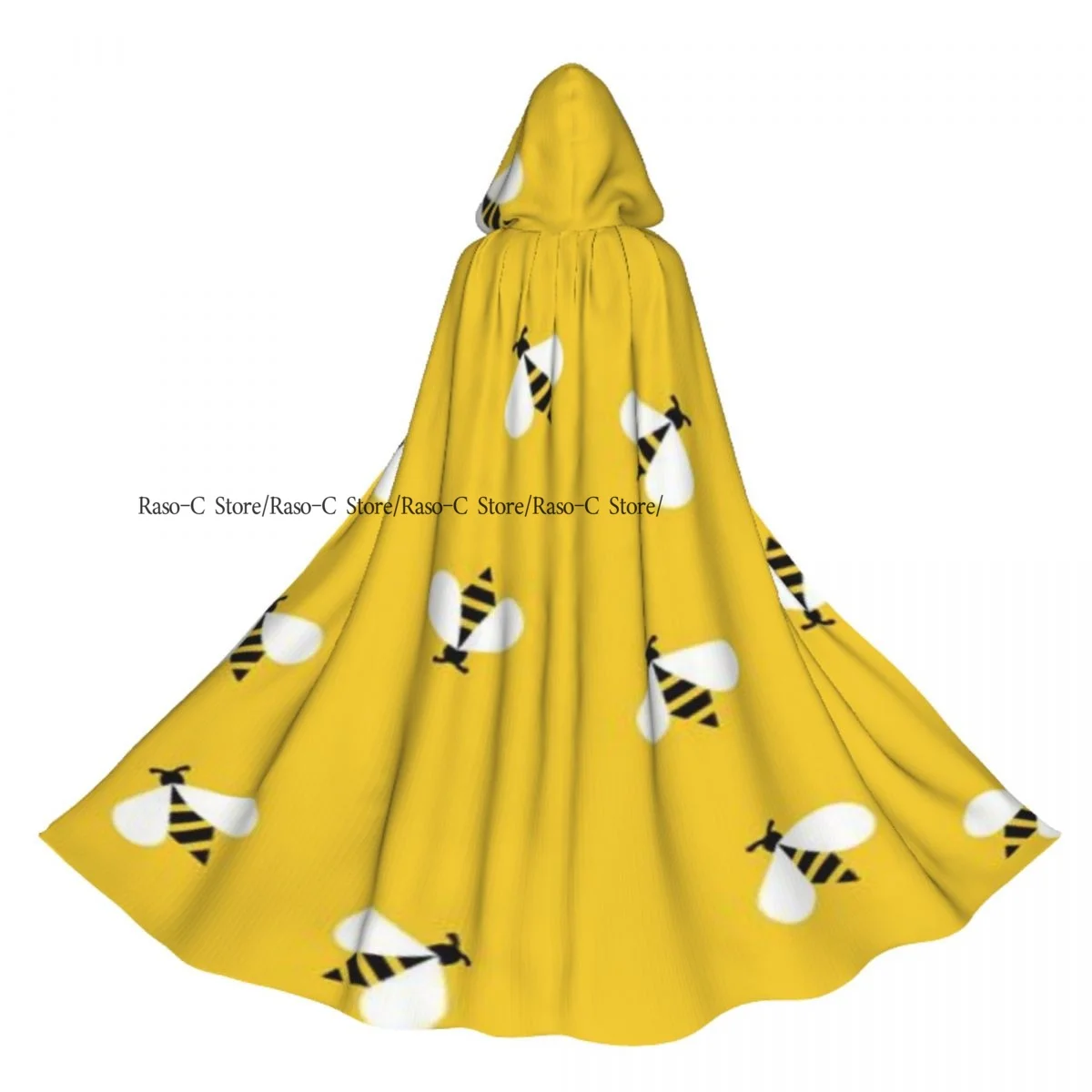 Hooded Cloak Unisex Cloak with Hood Bee And Honey Cloak Vampire Witch Cape Cosplay Costume