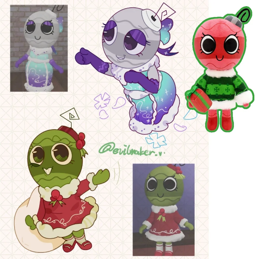 

Dandys World Bobette Plush Anime OC Figure Plushies Cute Stuffed Dolls Collectibles Cartoon Peripherials Toys Gifts