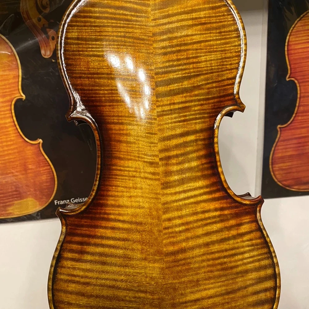 30 Years of European Spruce Wood！Antonio Stradivarius Handmade Violin 4/4 Italian Retro Oil Varnish Professional Violin Set