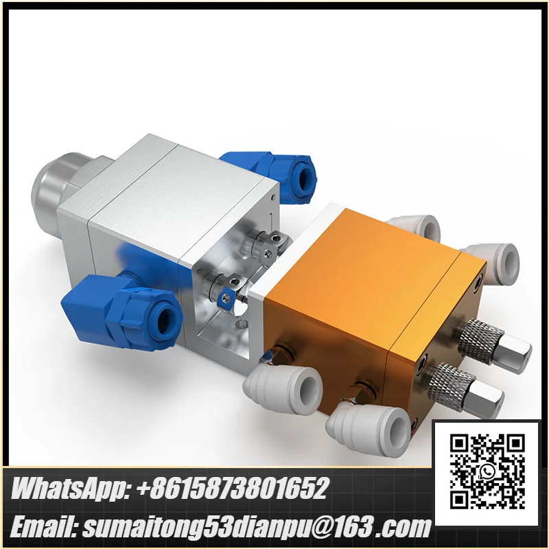 QLH-36 Double-cylinder Suction Adjustable AB Double-liquid Distribution Valve Pneumatic Two-liquid Dispenser
