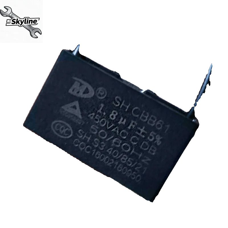Suitable for 16/18 Inch Floor & Ceiling Fan Motor, 1.8AUF 450V Start Capacitor