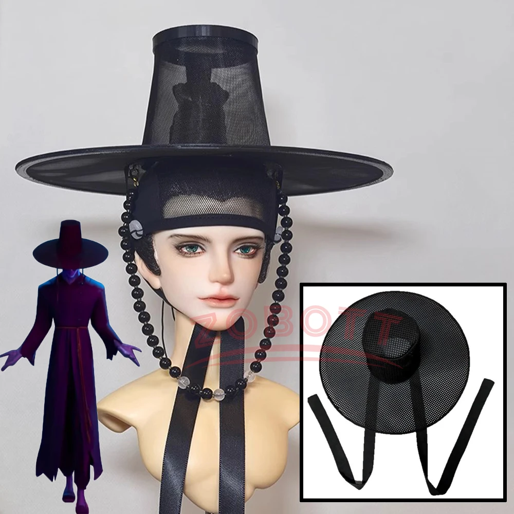 

KPOP Huntrix Saja Boys Jinu Cosplay Hat Stage Korean Official Uniform Hat Demon Hunters Huntrix's Enemies Halloween Accessory