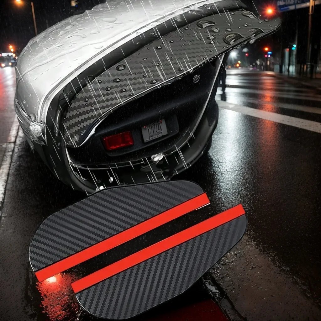 

2 шт. Модернизированные автомобильные дождевые брови из углеродного волокна — универсальные чехлы на зеркала заднего вида с защитой от дождя (подходят для всех транспортных средств)