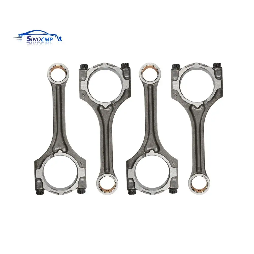 

4 PCS Connecting Rods 235102B700 23510-2B700 Fits For 2014-2021 Hyundai Veloster Sonata Tucson Kia Forte Optima Soul 1.6L Turbo