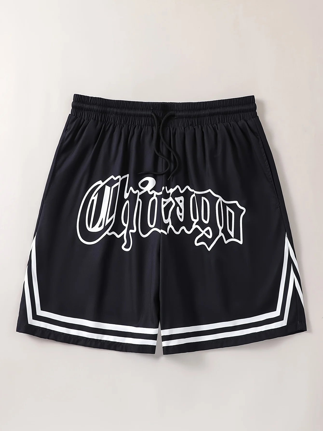 Summer Fashion Design for Procurement Products Chicago Print Pattern Casual Men's and Women's American Street Style Shorts Moto