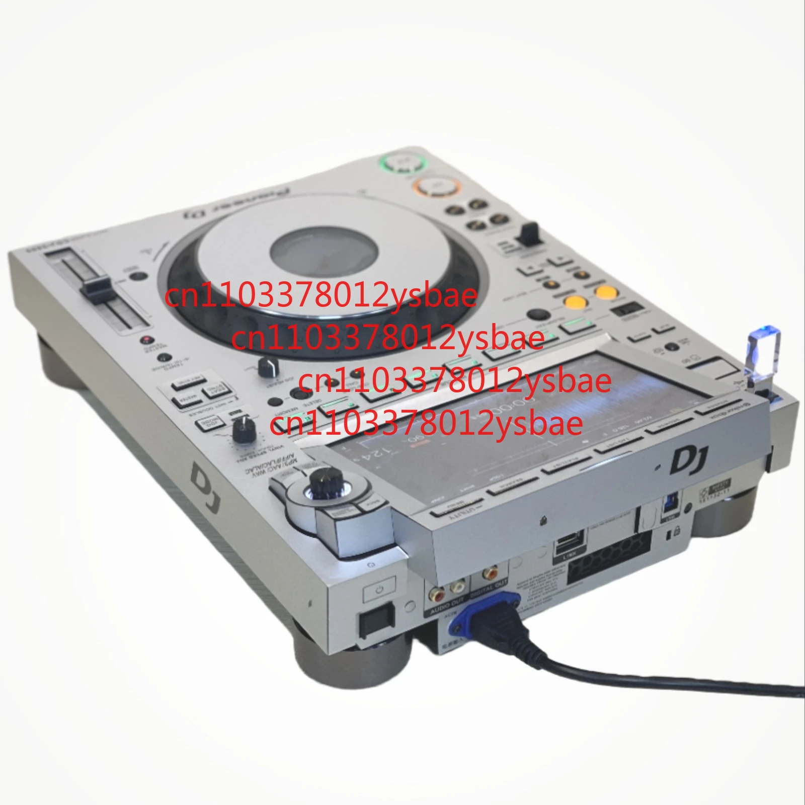 DJ Player Sticker Silver Full Protection Skin for Pioneer CDJ 3000