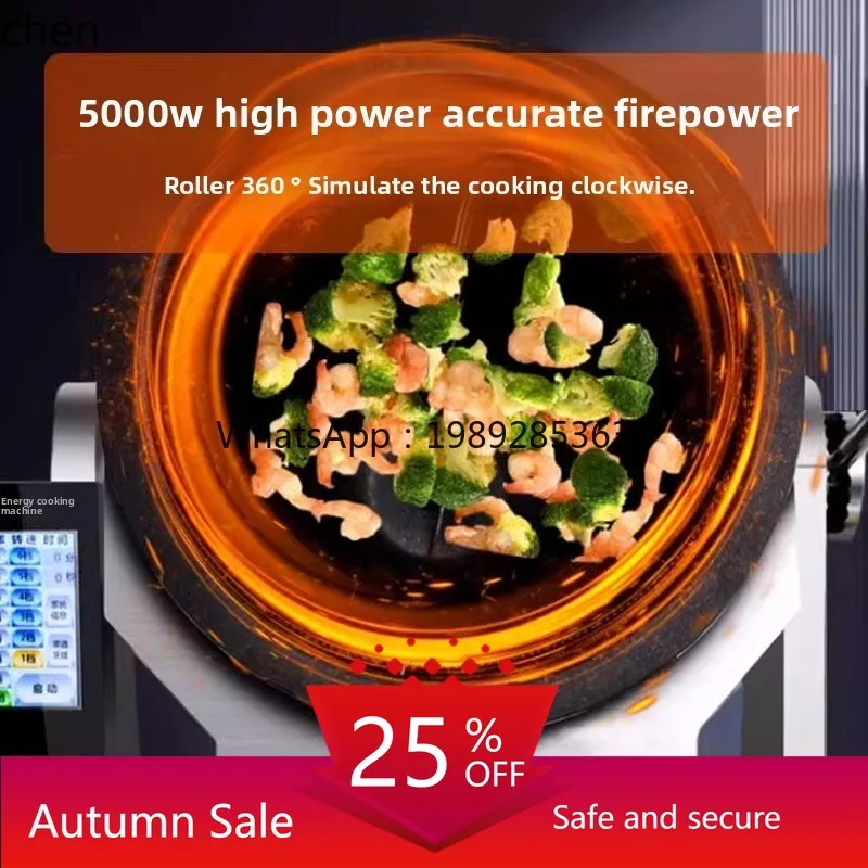 

commercial cooking machine automatic intelligent cooking robot takeaway roller fried noodles fried rice machine
