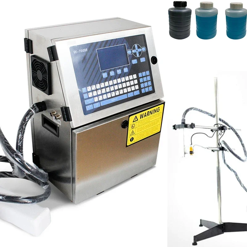 Imagem -03 - Industrial Automático Cij Impressora Jato de Tinta Impressora On-line Código do Lote Data Numérica Tubulação Plástica Garrafa Bolsa Pvc id Card