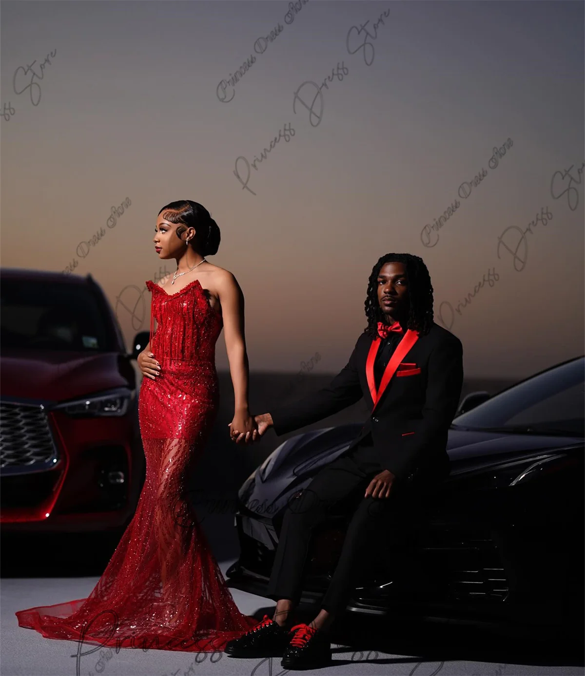 Robe de bal sirène à franges brillantes, pour Occasions spéciales, dos ouvert, robe d'anniversaire, diamants, perles, cristaux, robe de soirée personnalisée