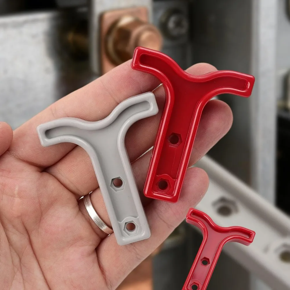 Power Connector Plug T Handle for  Universal Disconnect Puller Boat Solar Battery Cable Quick Release Tools Red Gray