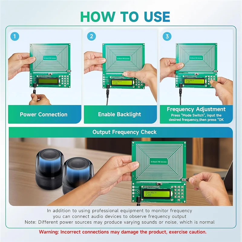 -A14E 7.83 هرتز جهاز مساعد على النوم والتردد العلاجي مولد الرنين القابل للتعديل (0.01 هرتز - 200 كيلو هرتز) لتخفيف فورستريس