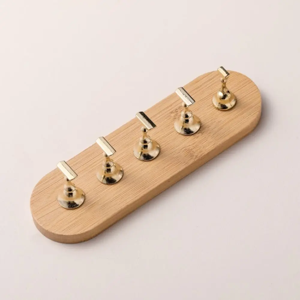 Frame Magnetic Nail Holder Set Metal Manual Nail Display DIY Practice Display Stand Manicure