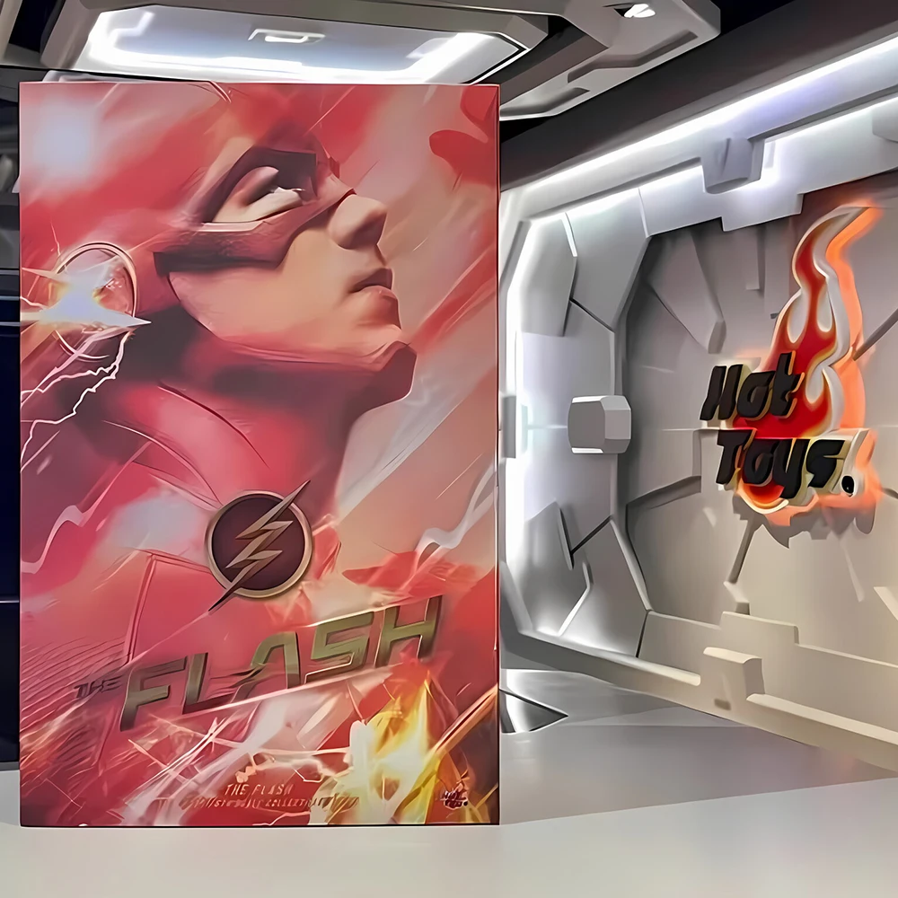 

100% оригинальные HotToys TMS009 1/6 Flash Barry в наличии аниме фигурки модель игрушки
