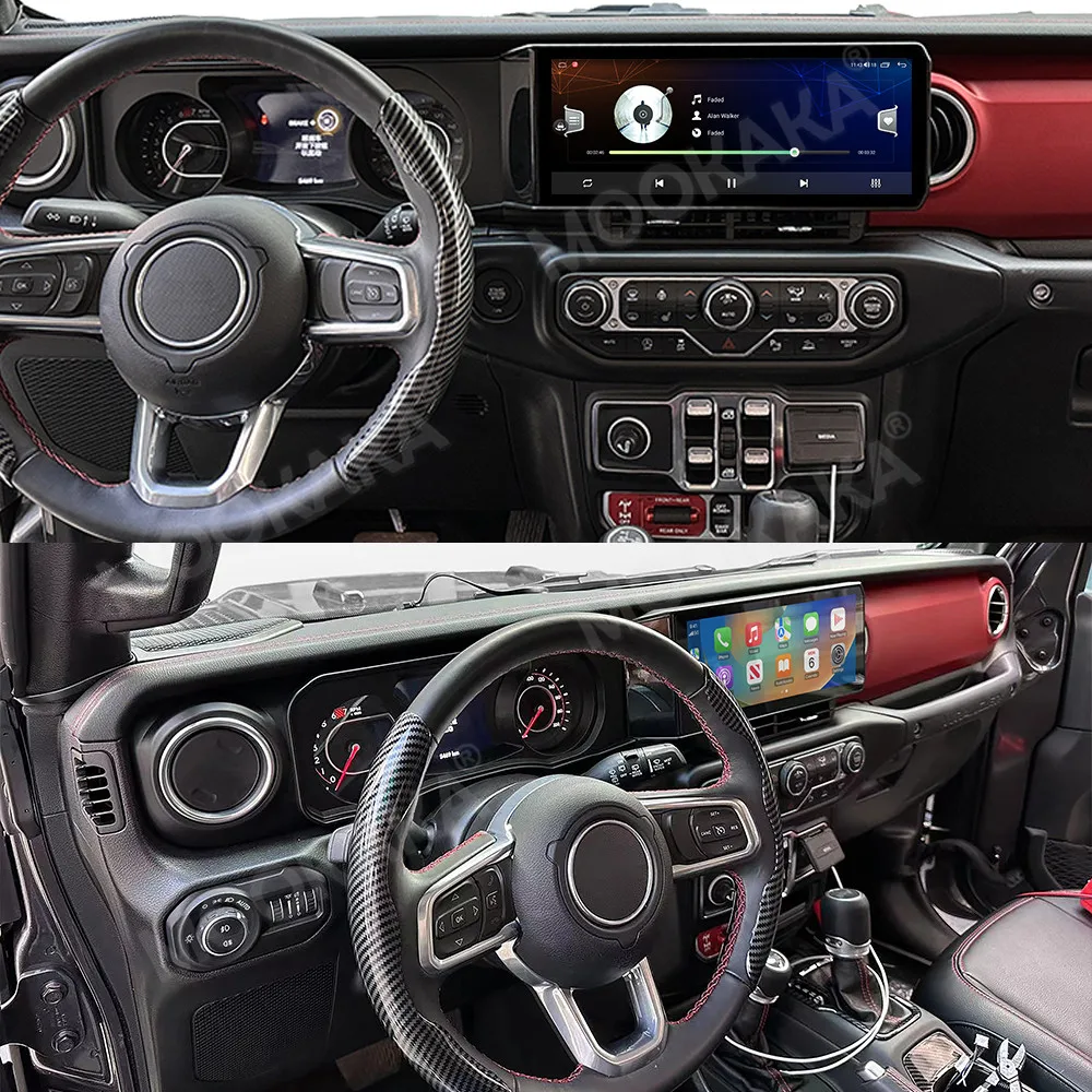 

12.3 Inch Screen Car Radio For Jeep wrangler JL 2018-2021 Android Auto GPS Navigation Multimedia Video Stereo Receiver Head Unit