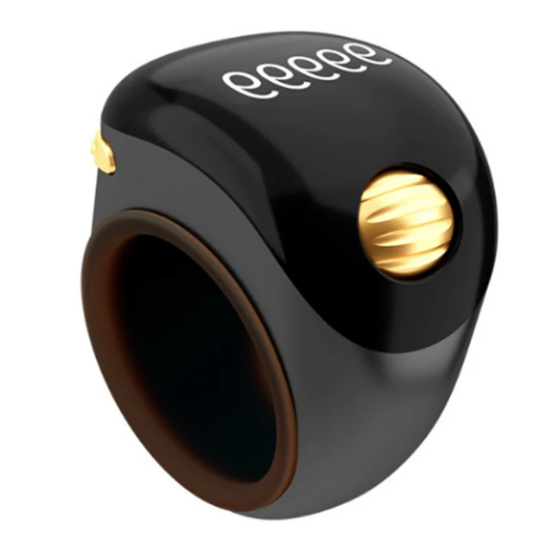 A32T-Portable Ring Type Ball Finger Counter Adjustable OLED Screen Mini Counter With Battery Display Pink