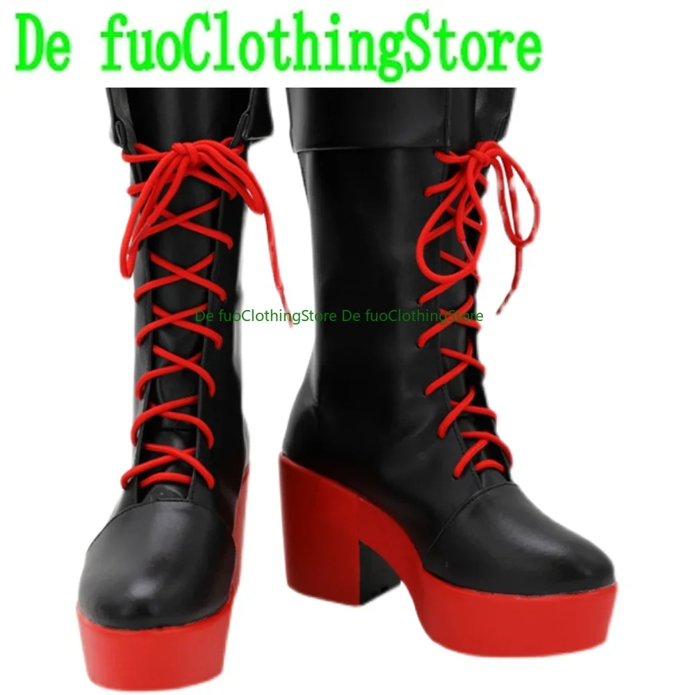 

Defuo Sakamata Chloe Cosplay Shoes Boots Game Anime Carnival Party Halloween Chritmas Shoes Store