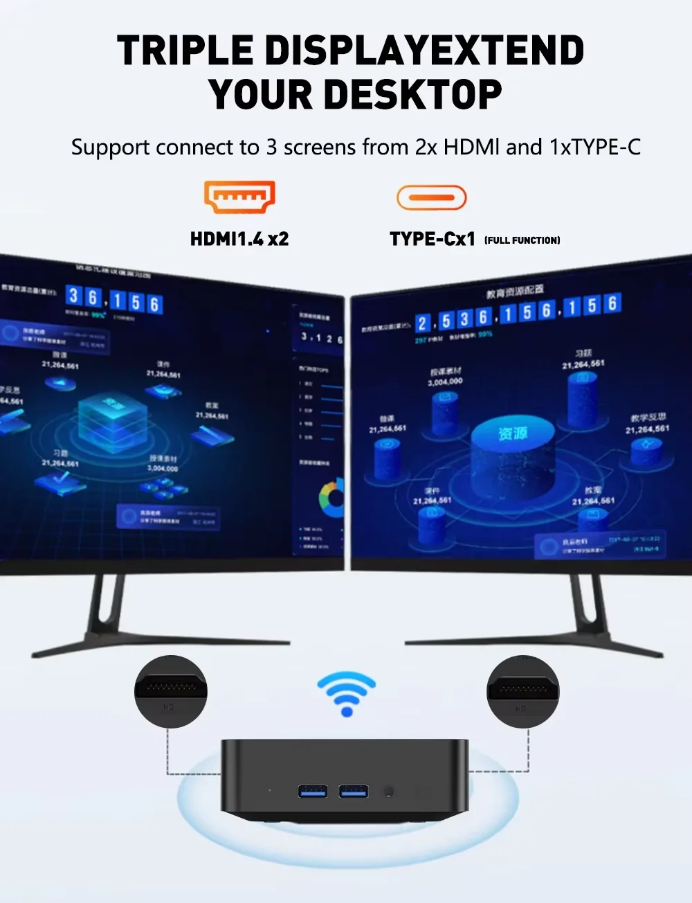 Portable Mini PC  Core i9 8950HK Gaming Mini PC Windows 11 Pro 16GB DDR4 1TB 2TB M.2 SSD WiFi 6 BT5.2 Desktop Computer PC