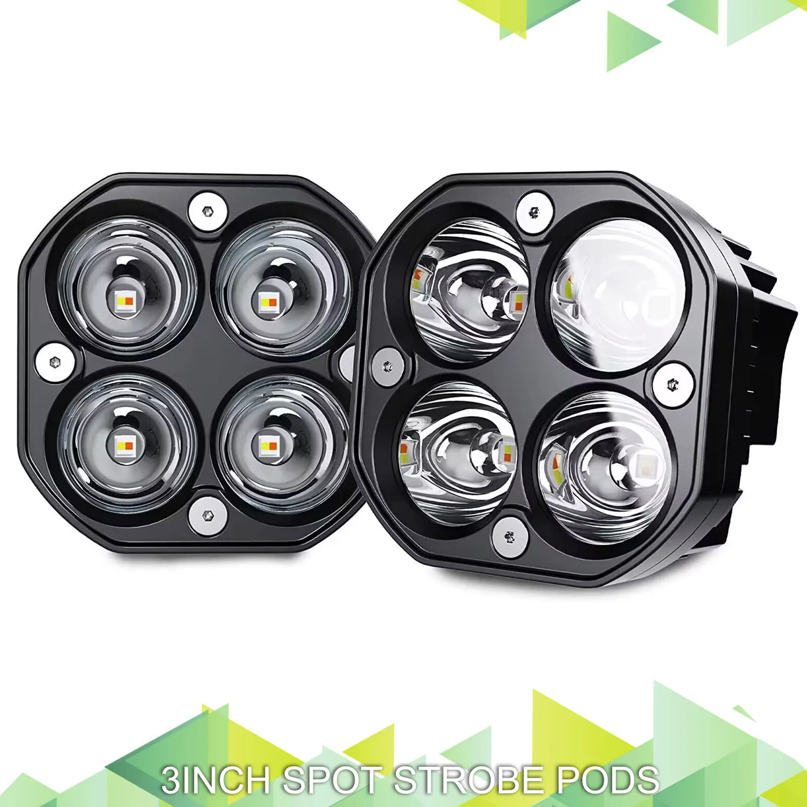 

20000LM 3inch Led Spot Work Light 12V24V Fog Lights Driving Offroad 4X4 4WD LedSpotlight for Truck Car ATV SUV ATV UAZ Moto