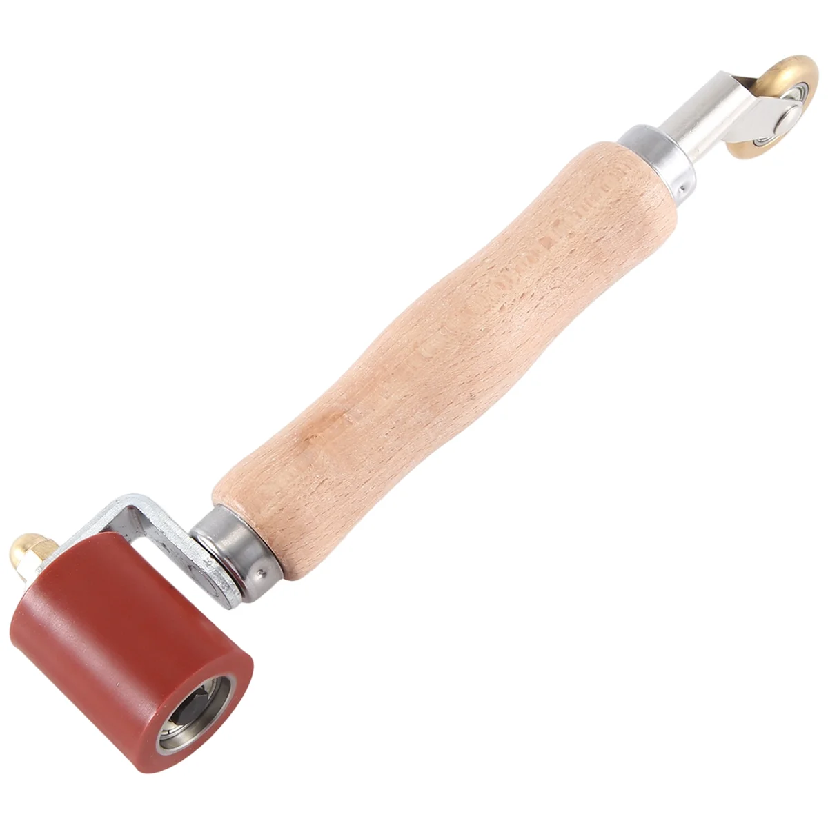 L33A_Seam Roller, 40mm Silicone Seam Roller With 6mm Brass Detail Penny Roller, for PVC/EPDM Single Ply Roofing Tape A