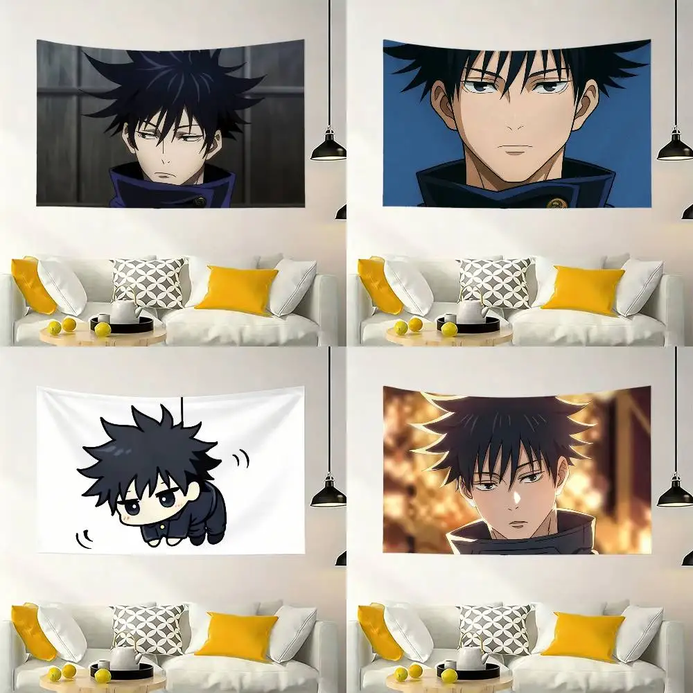 Fushiguro Megumi Anime Flag Outdoor Decorations for Bedrooms Home Decor Items Decoration Banners