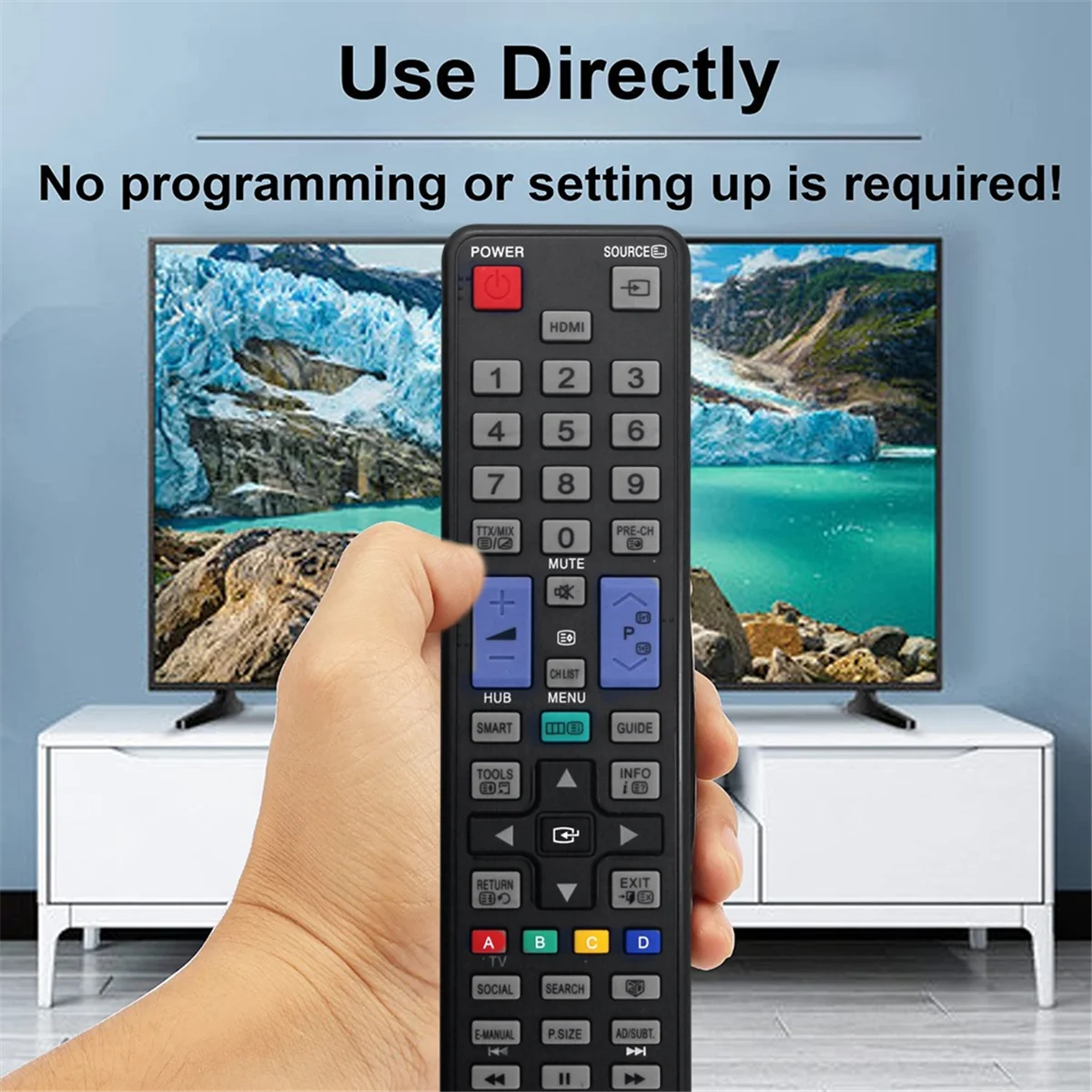 OIIRGO-Replace AA59-00507A Pilot do telewizora Samsung Smart LED Television