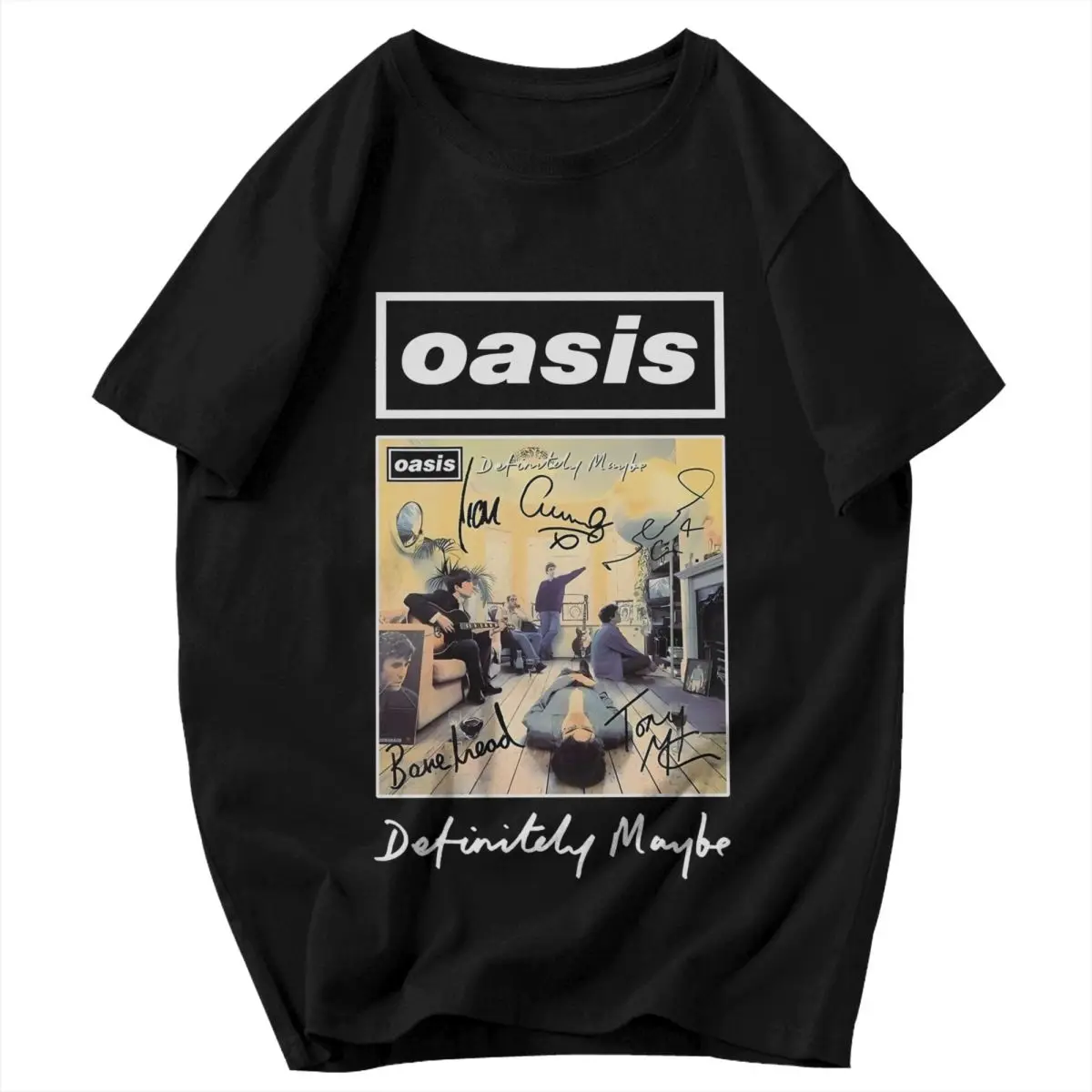 O-Oasis T Shirts Customized Anime Mens Women T Shirt Cotton Clothing