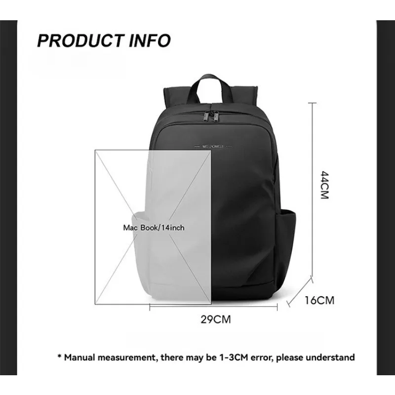 متعددة الوظائف سعة كبيرة عارضة Daypack السفر مكافحة سرقة أجهزة الكمبيوتر المحمولة التجارية على ظهره مقاومة للماء حقيبة الظهر الكلية #6